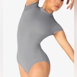 Baltogs leotard tank charcoal/gray, size CS child small NWT dance dancewear